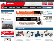 Tablet Screenshot of genix.fr